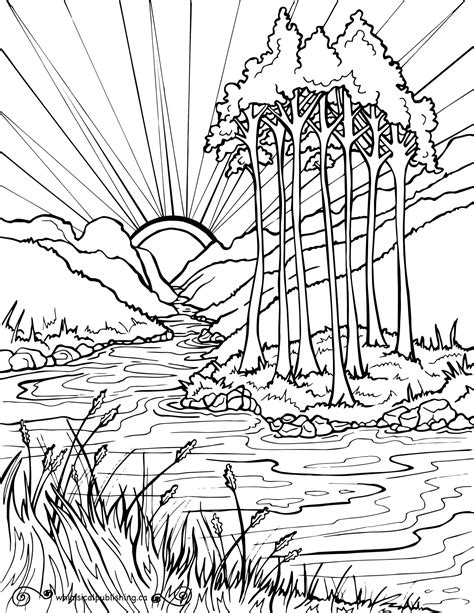 Printable Nature Coloring Pages